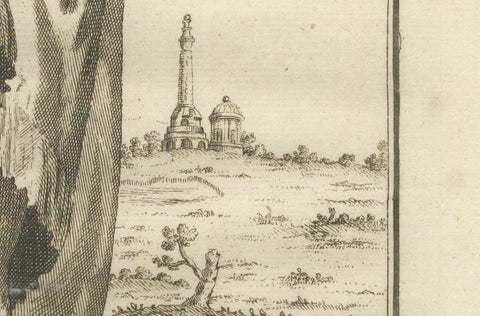 St. Matthias Apostle, Chosen in Acts I, Engraving c.1735, close-up 2