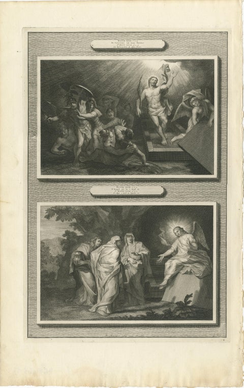 The Passion of Christ, Twelve Dramatic Scenes, Pieter Mortier Engravings, c1700, view 2