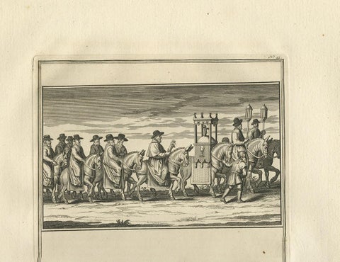 Antique Print of the Holy Sacrament by Picart, circa 1725, view 3
