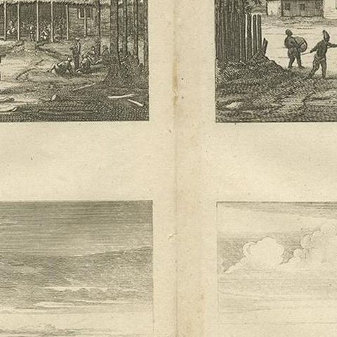 Antique Print of the Churches of Ilondi Matual, Ureputti, Catavelli and Paretitu, close-up 2