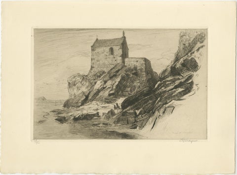 Le Mont Saint-Michel Original Etchings by Arthur Mayeur, Limited Edition 1926, view 4