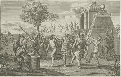Celebration and Ritual: Engraving of Mexican Festivities in the Age of Discovery, close-up 1