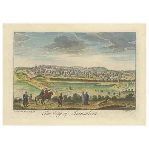 A General View of Jerusalem in the Early Part of the 18th Century" (circa 1752)