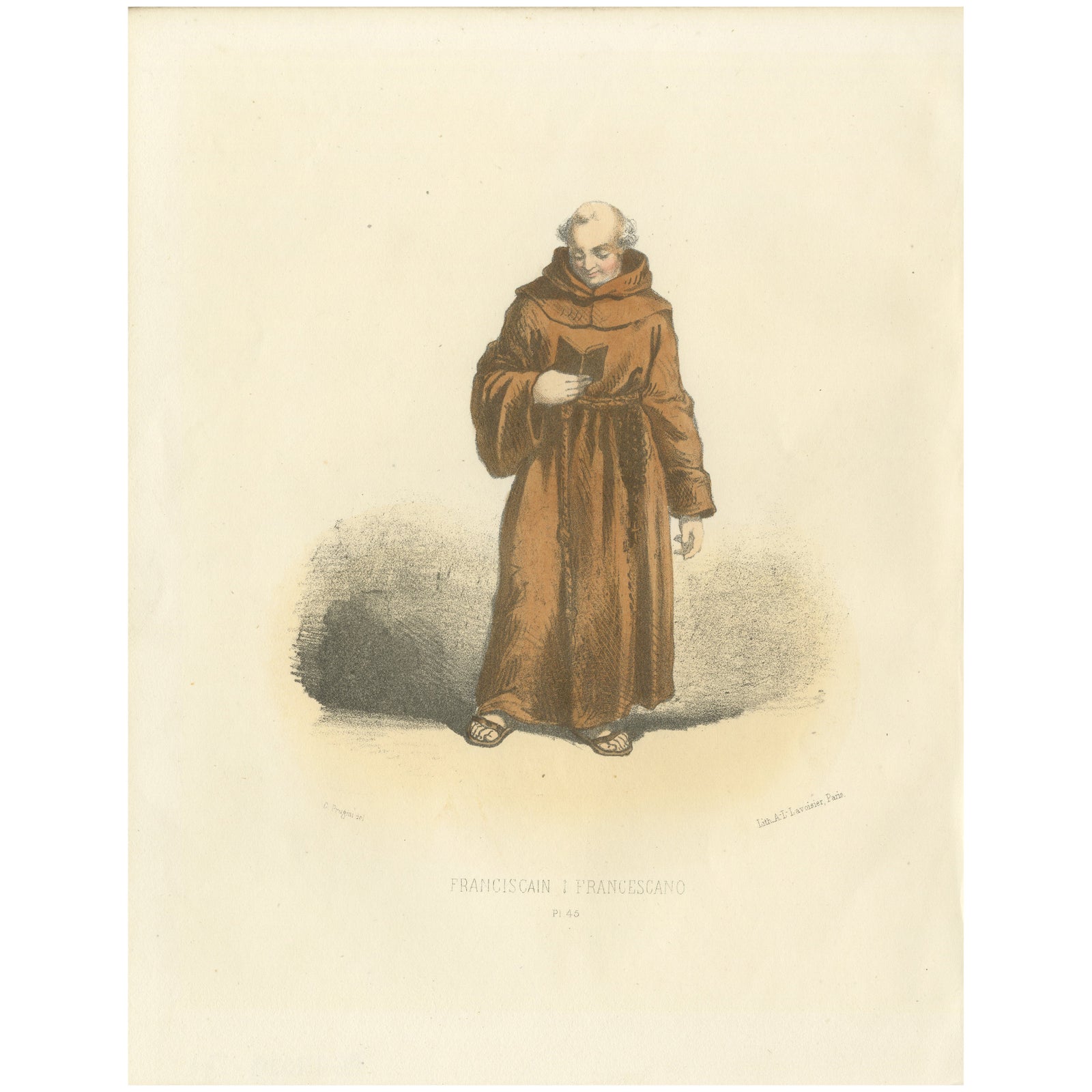 The Humble Path: Portrait of a Franciscan Monk, Plate 45, 1862
