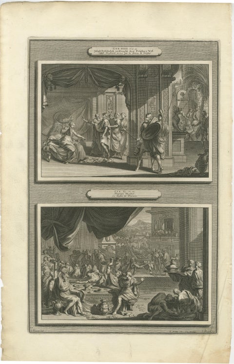 Antique Biblical Engravings, Mortier Amsterdam, Joseph Cycle, c.1700, view 4