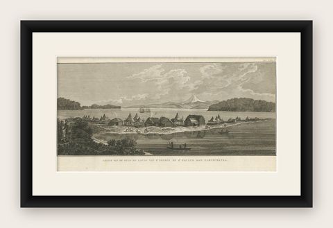 Antique Print of St. Peter and St. Paul by Cook '1803', shown framed