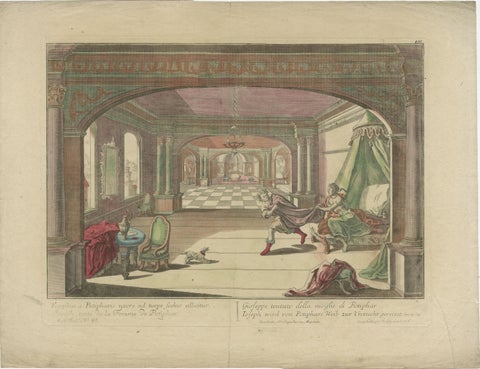 Set of 6 Vue d’Optique Prints, Story of Joseph in Egypt, Hand-Colored, c.1770, view 3