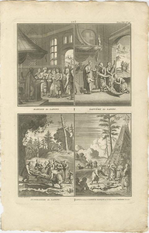 Marriage, Baptism, and Other Customs of the Sami People in Lapland, 1726, view 2