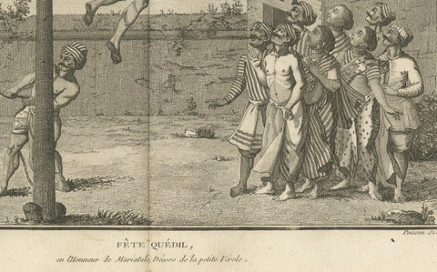Hindu Hook-Swinging Ceremony in Honor of Mariamman, Engraving, 1806, close-up 2