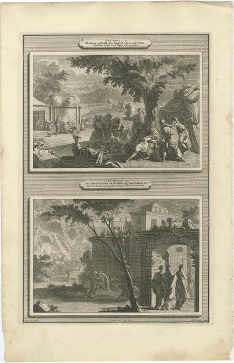 Creation of the World & Genesis Scenes, Mortier Amsterdam, circa 1700, view 3
