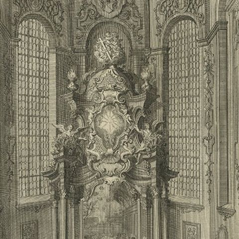 The Communion of the Lutherans in the Minorite Church in Augsburg, Germany, 1730, close-up 2