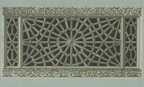 Antique Ottoman Marble Balustrades Print, Yeşil Mosque, İznik, Raymond, 1924, close-up 4