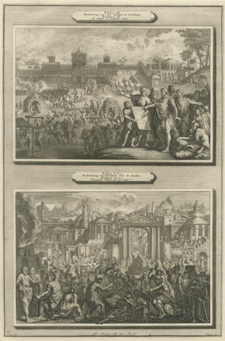 Rebuilding the Temple and the City of Jerusalem, Pieter Mortier, circa 1700