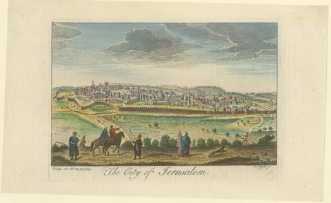 A General View of Jerusalem in the Early Part of the 18th Century" (circa 1752), view 2