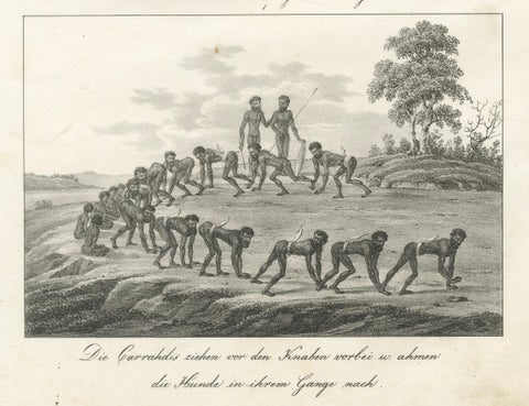 Indigenous Rituals and Ceremonies of New Holland, Published iin 1836, close-up 3