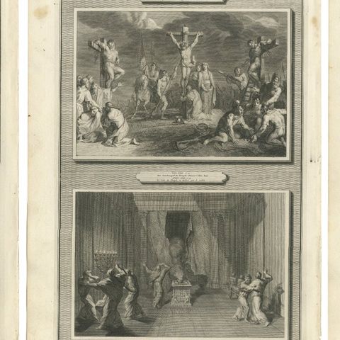 The Passion of Christ, Twelve Dramatic Scenes, Pieter Mortier Engravings, c1700, close-up 1