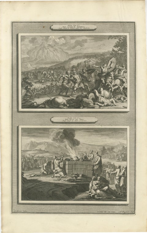 Biblical History Engravings, Joseph and Moses, Dutch Bible Series c.1700, view 6