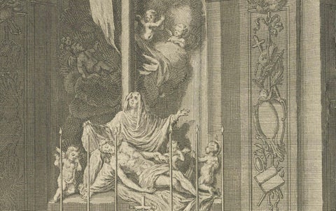 Solemn High Mass Celebration, Bernard Picart, 1725, Engraving, close-up 3