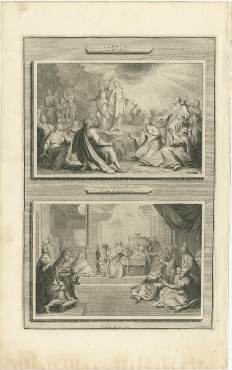 Acts of the Apostles, Six Biblical Scenes, Mortier Engravings, Amsterdam, 1700, view 4