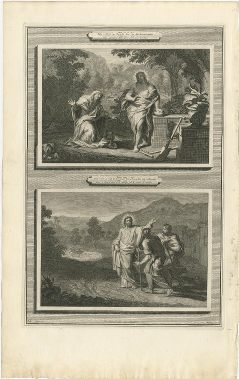 Life of Christ and the Apostles, Six Gospel Scenes, Mortier Engravings ca.1700, view 3
