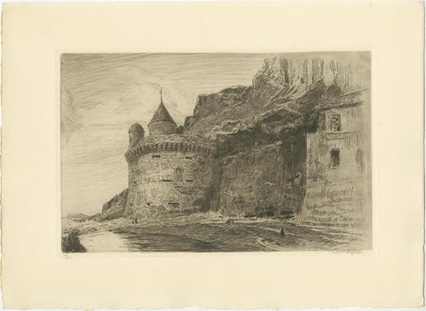 Le Mont Saint-Michel Original Etchings by Arthur Mayeur, Limited Edition 1926, view 3