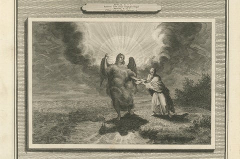 Antique Biblical Engravings, Mortier Amsterdam, Apocalypse Cycle, c.1700, close-up 6