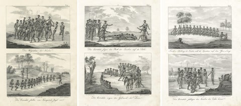 Ceremonial Practices and Rituals of Indigenous Australians in New Holland, 1836, view 5