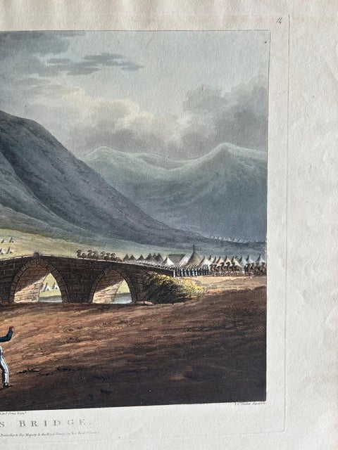 Jacob’s Bridge, Aquatint View of Syria & Holy Land by Spilsbury, 1803, view 9