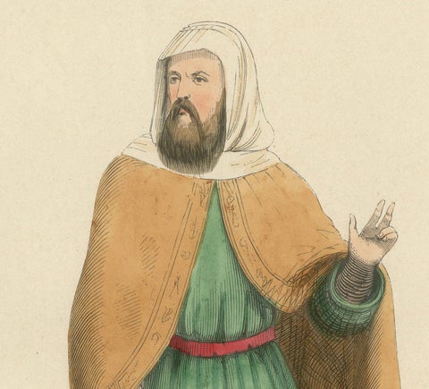 Emissary of Tradition: Portrait of a Jewish Scholar from the Past, 1847, close-up 2