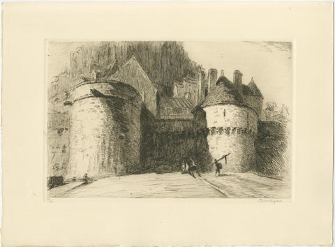 Le Mont Saint-Michel Original Etchings by Arthur Mayeur, Limited Edition 1926, view 5