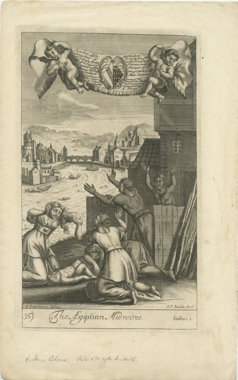 Exodus and Defiance: P.P. Bouche's 1705 Engraving of the Egyptian Midwives, view 2