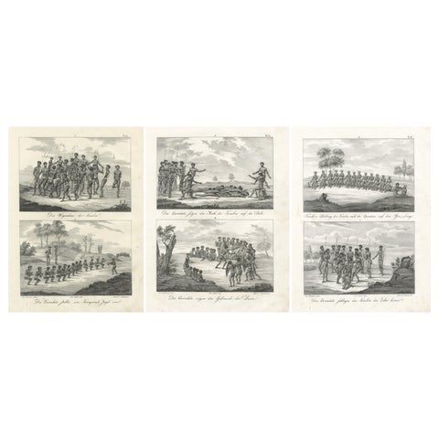 Ceremonial Practices and Rituals of Indigenous Australians in New Holland, 1836