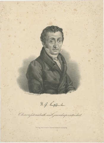 Karl Gottlieb Bretschneider, Generalsuperintendent, Lithograph, circa 1840, view 2